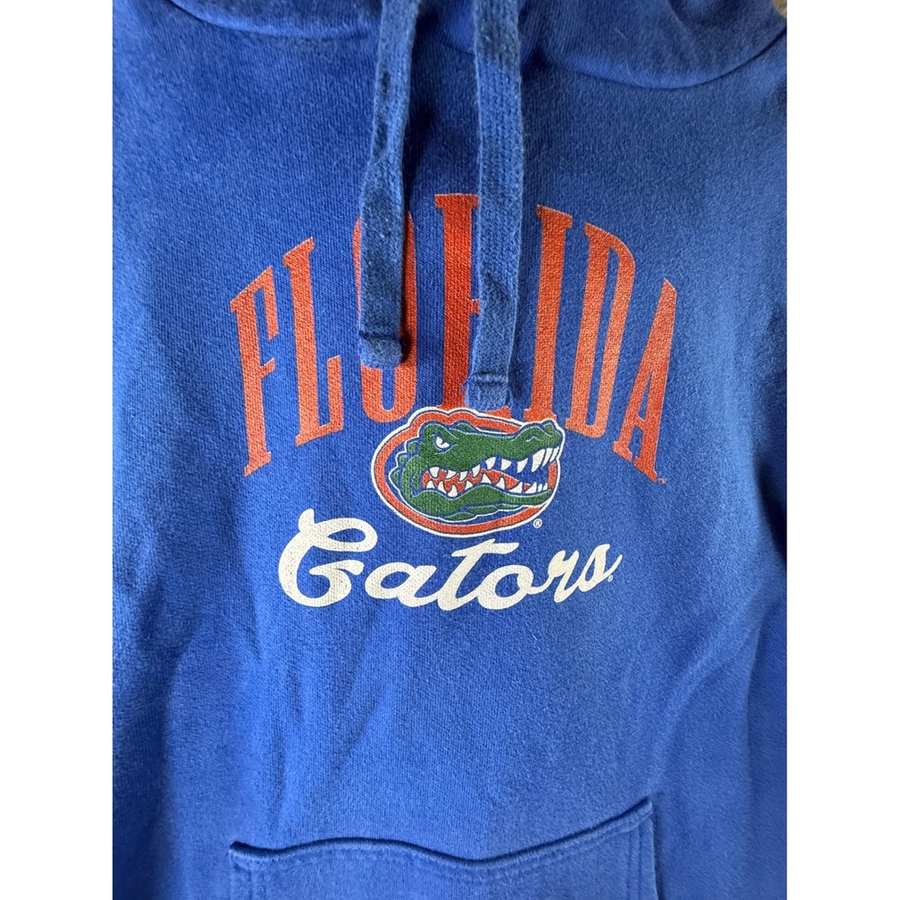 Florida Gators Hoodie Mens Medium Blue Pullover Sweatshirt NCAA College Logo